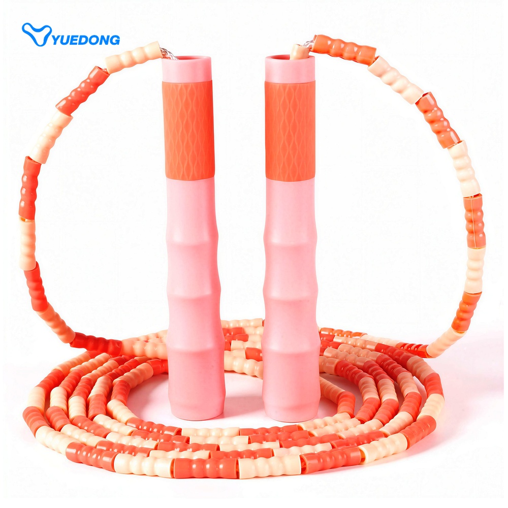 Speed Skipping Rope - Beginners Beaded Jump Rope Adjustable Segmented