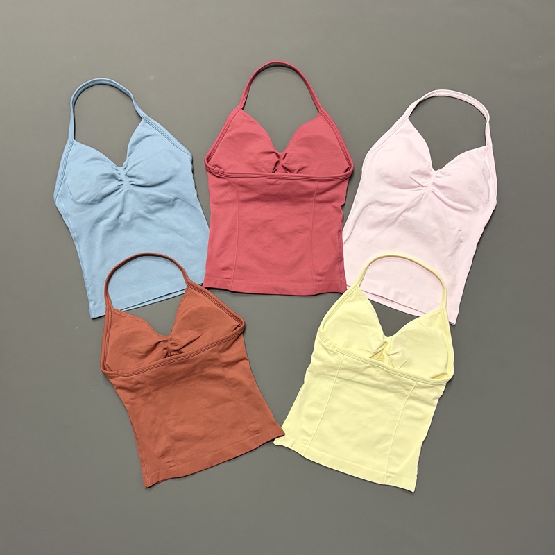 Yoga Fitness Top - Gym Women Sports Tank Top Seamles