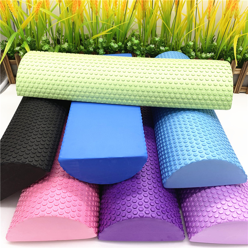 Foam Roller - 30/45cm Half Round EVA Massage Foam