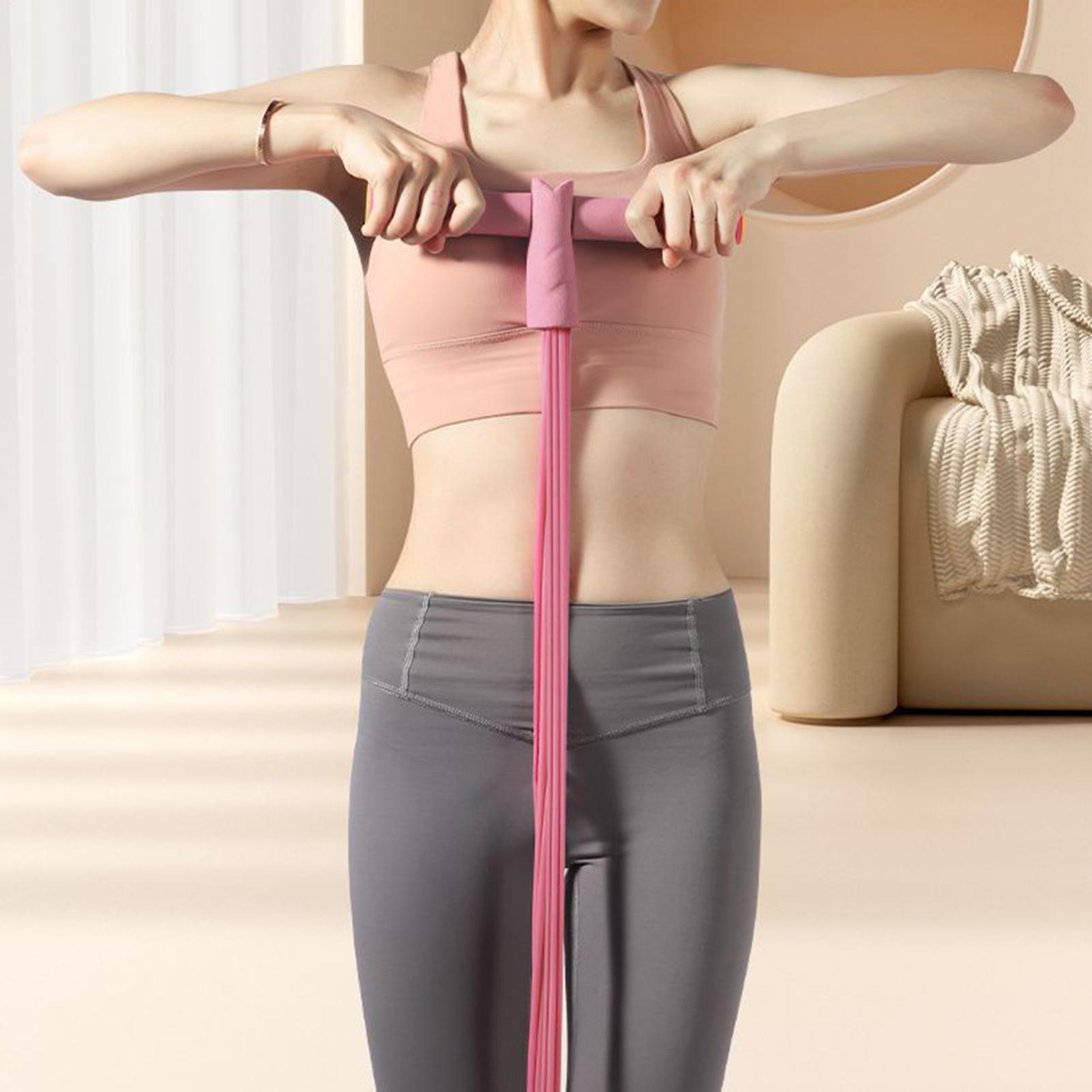 Yoga Fitness Hotel - Pedal Puller Resistance Band 6-Tubes Fitness