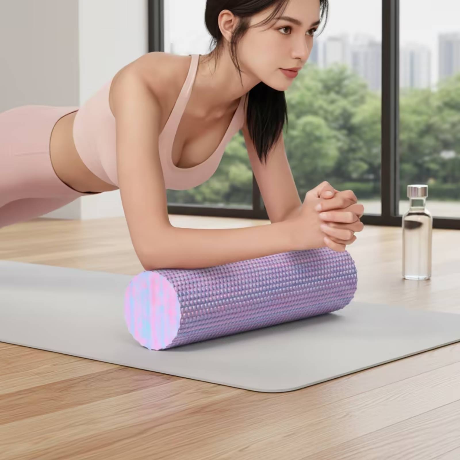 Foam Roller - Solid Foam Roller Compact Fitness Equipment