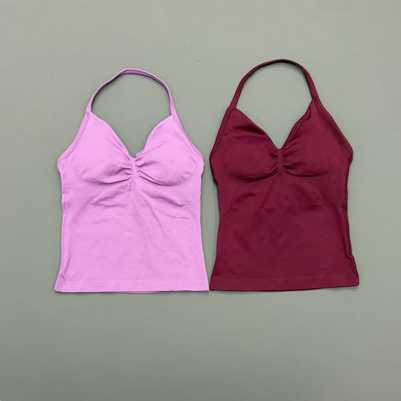 Gym Women Sports Tank Top Seam - Yoga Fitness Top 评论和价格