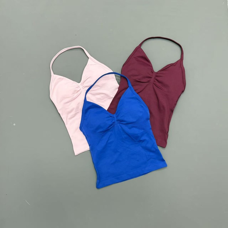 Gym Women Sports Tank Top Seam - Yoga Fitness Top 评论和价格