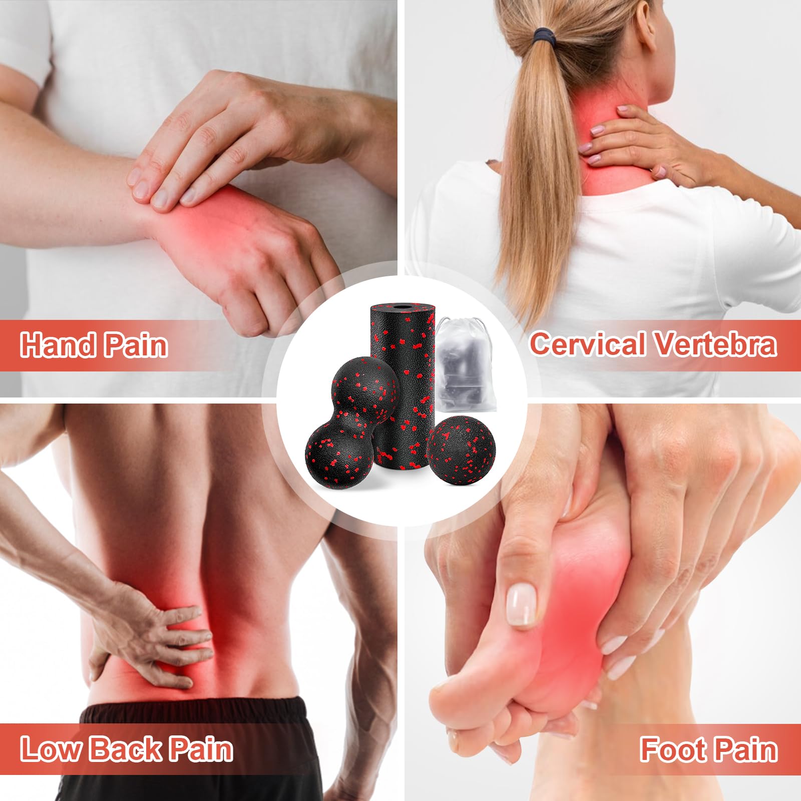 Hollow Yoga Roller Massage Pea - Foam Roller 评论和价格