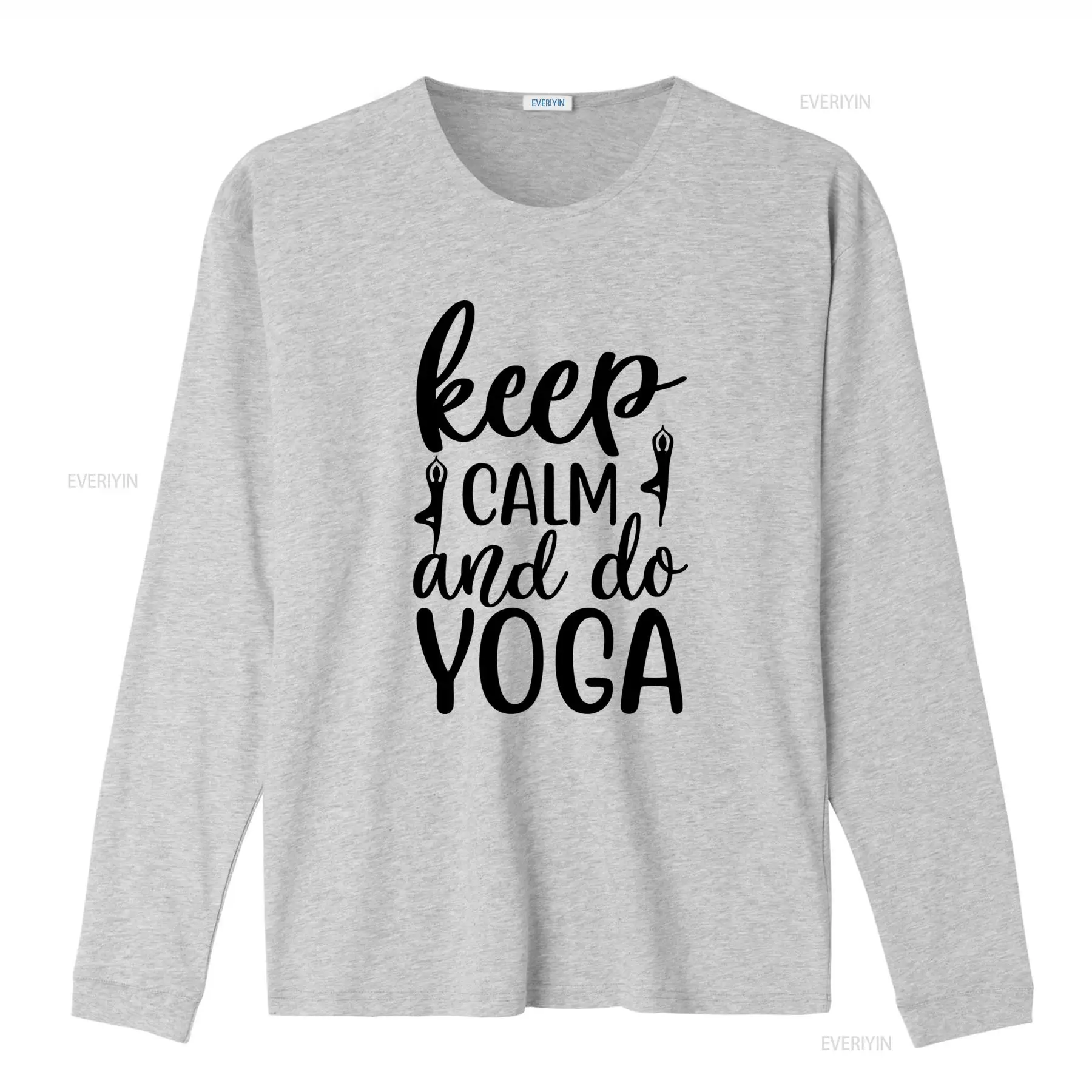 Keep Calm and Do Yoga T Shirt  - Yoga Fitness Quotes 评论和价格