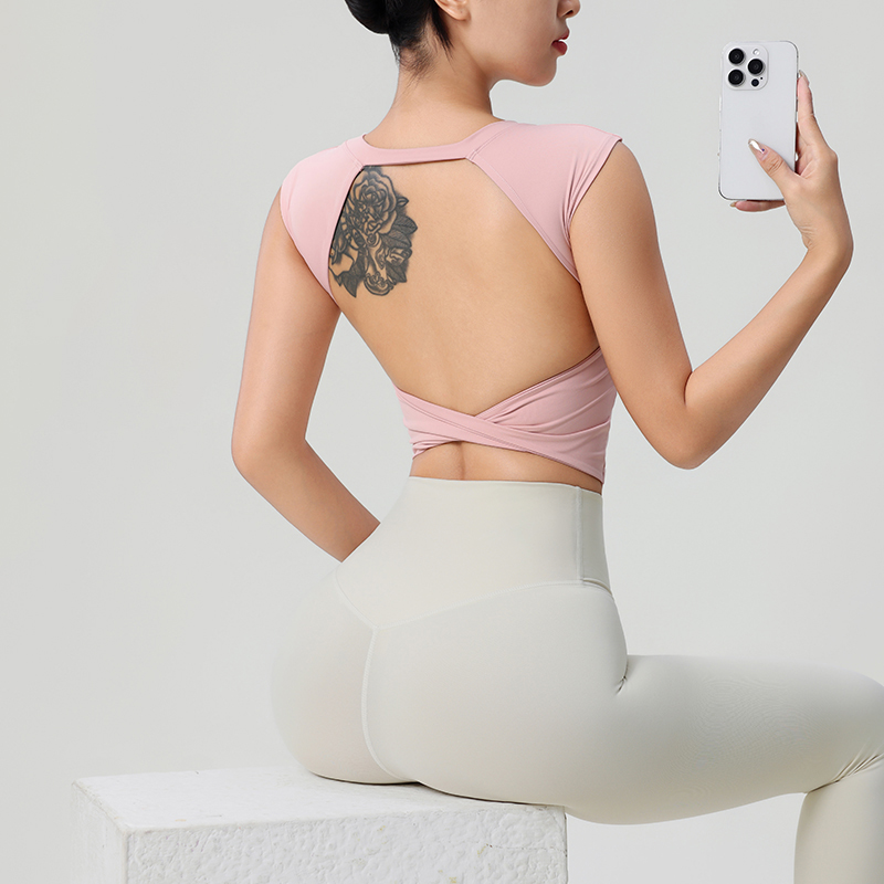 Women's Backless Fitness Cloth - Yoga Fitness Top 评论和价格