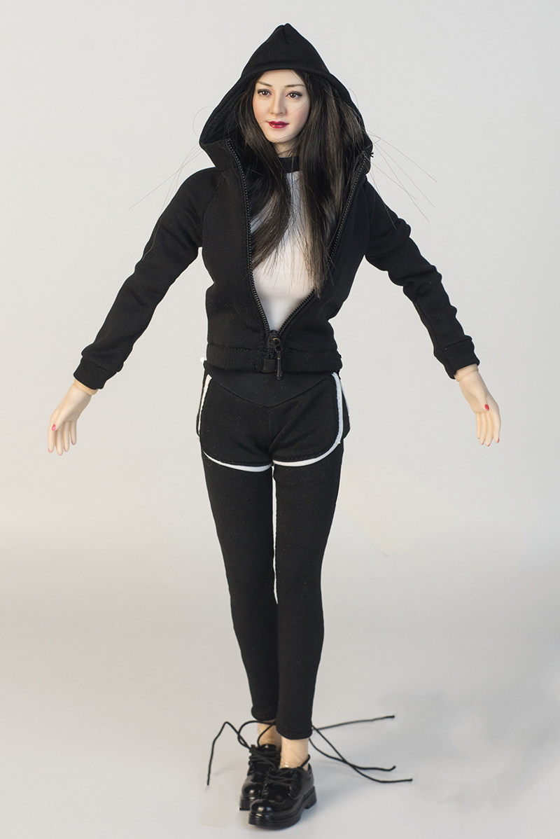 1/6 Female Black Yoga Clothing - Yoga Fitness First 评论和价格