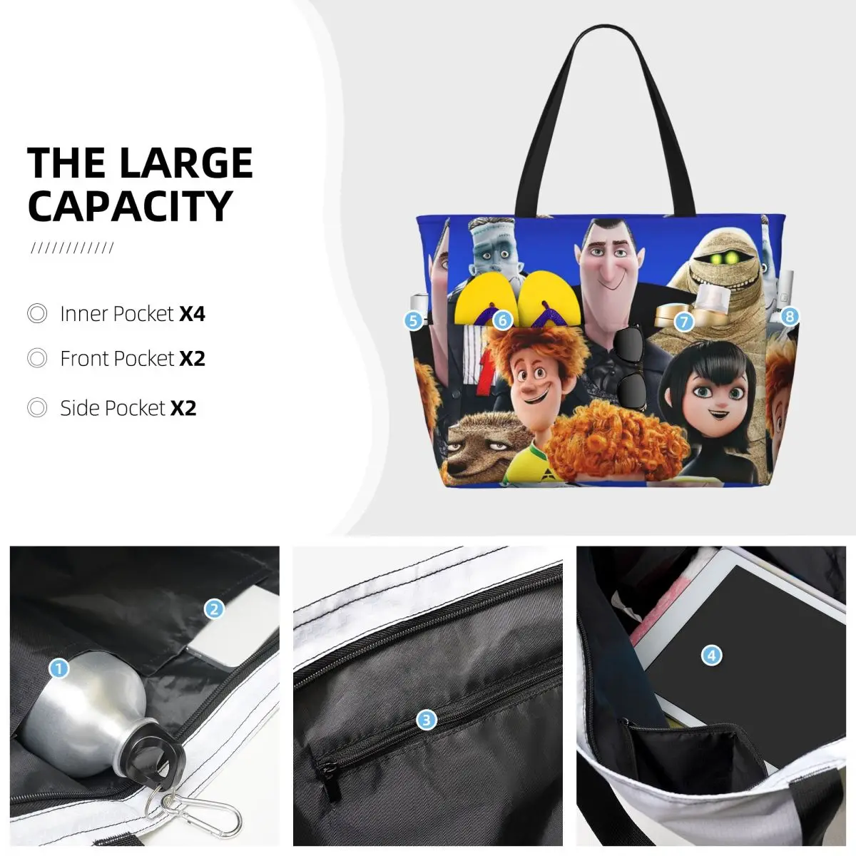 Hotel Transylvania Beach Tote  - Yoga Fitness Hotel 评论和价格