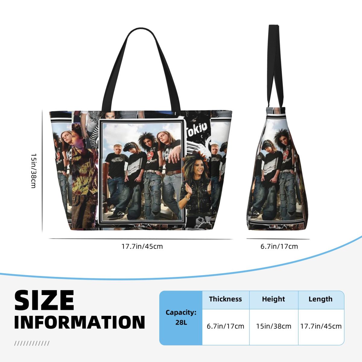Tokio Hotel Emblem Beach Tote  - Yoga Fitness Hotel 评论和价格