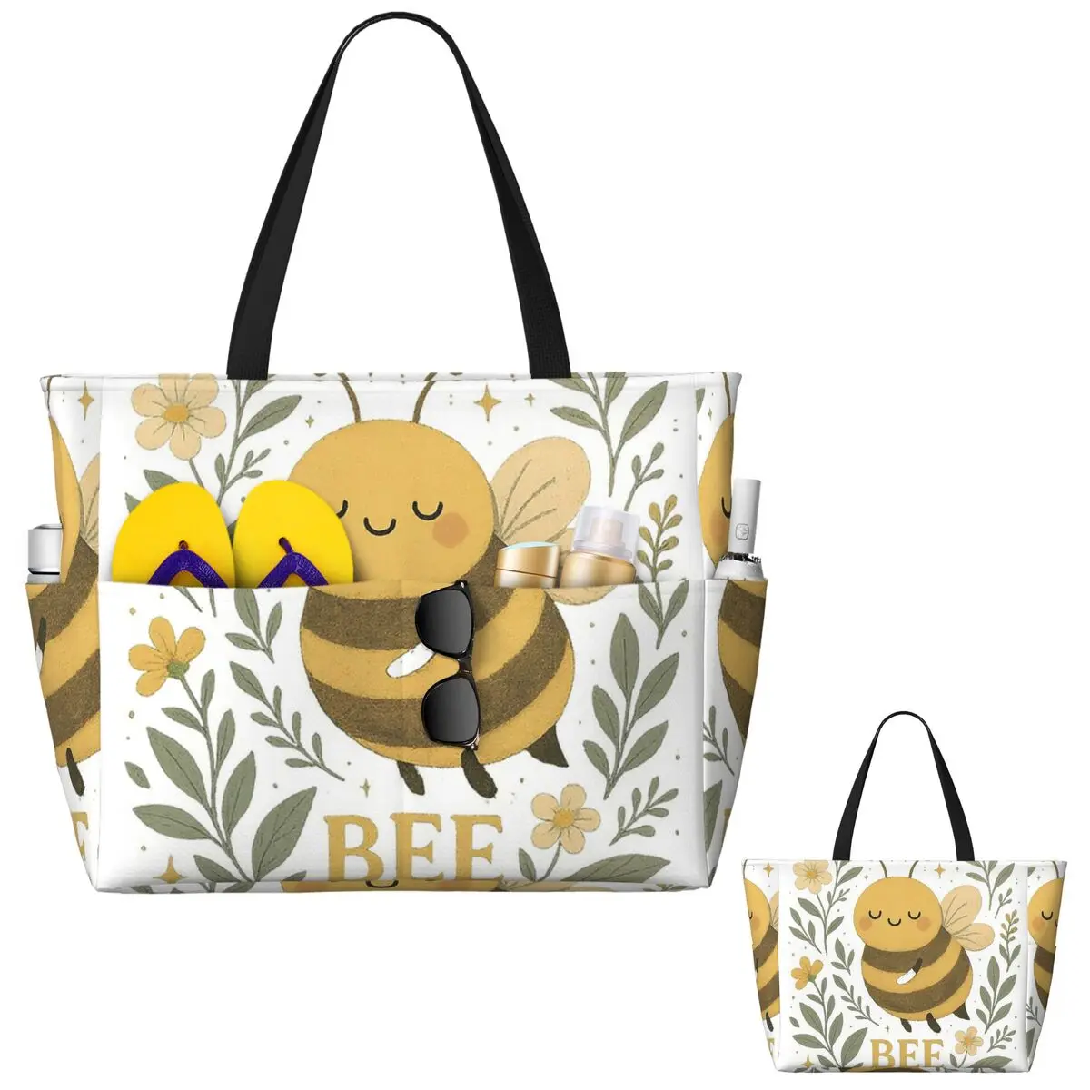 Bee Kind Cute Bumblebee Floral - Yoga Fitness Quotes 评论和价格