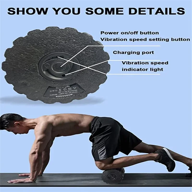 4-Speed Vibrating Electric Yog - Foam Roller 评论和价格