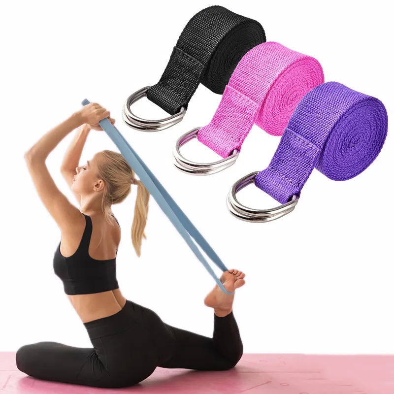 183*3.8cm Yoga Strap Cotton Ex - Pilates Ring Circle 评论和价格
