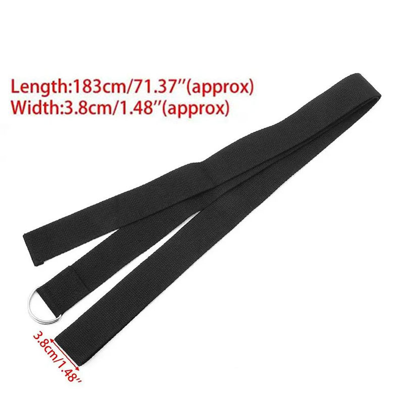 183*3.8cm Yoga Strap Cotton Ex - Pilates Ring Circle 评论和价格