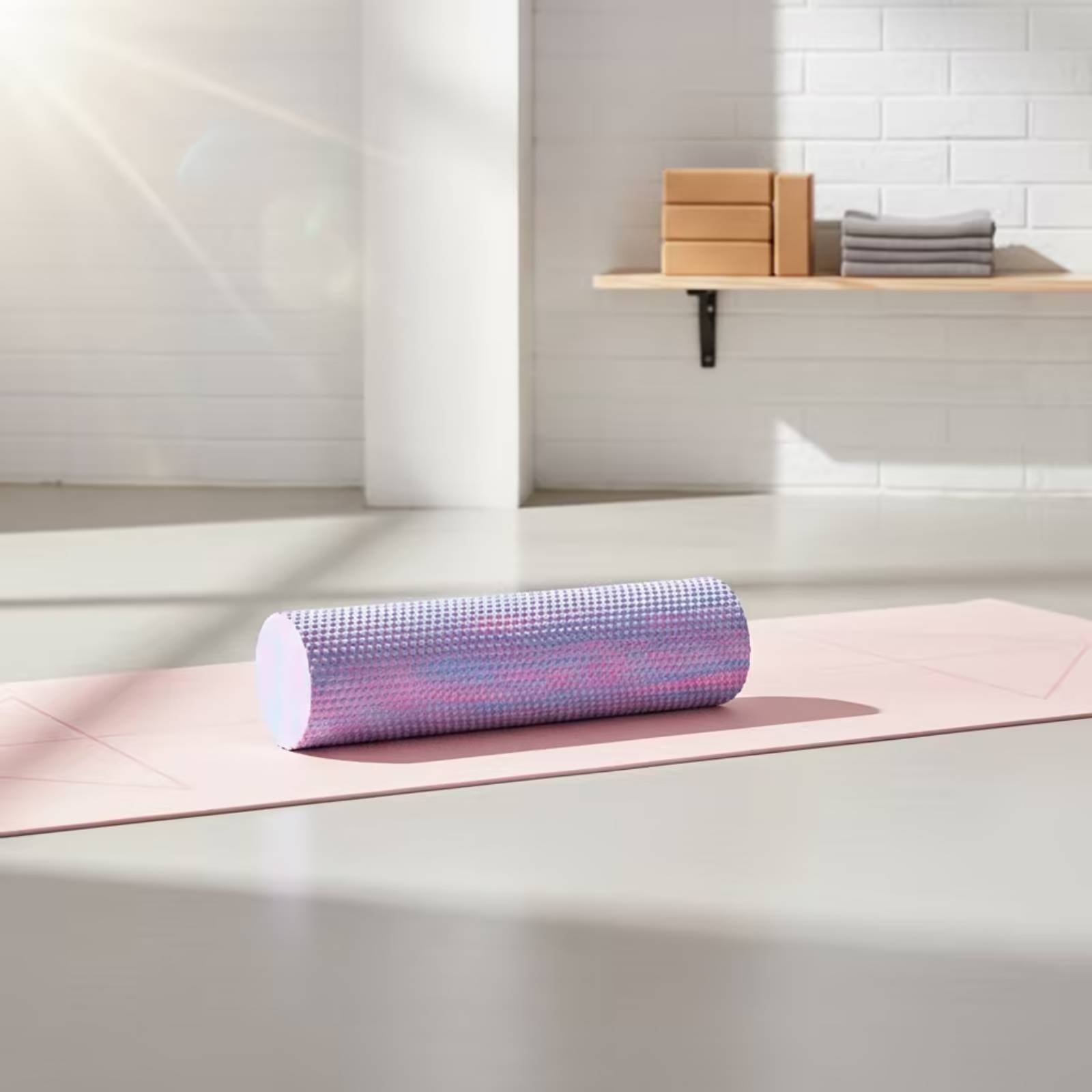 Solid Foam Roller Compact Fitn - Foam Roller 评论和价格