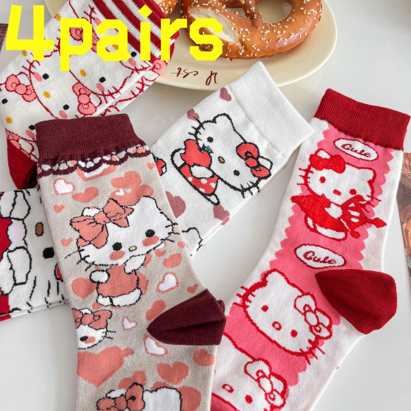 4 pairsof HelloKitty anti slip - Yoga Fitness First 评论和价格