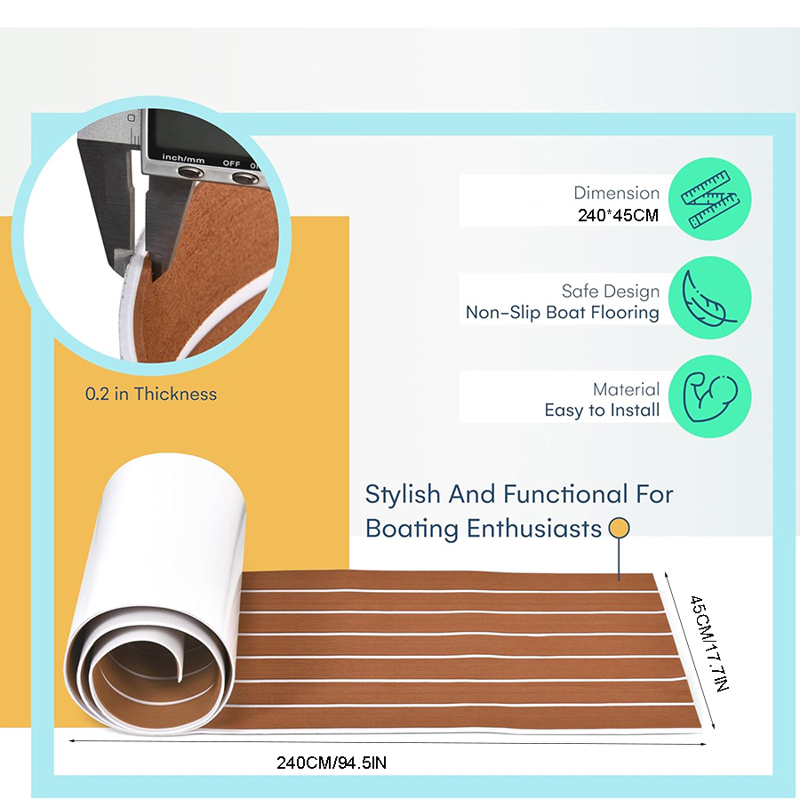 EVA Foam Boat Flooring Decking - Foam Roller 评论和价格