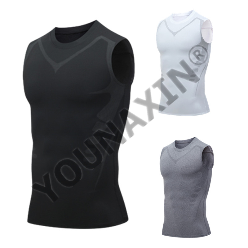 3 Pieces Men's Sleeveless T-Sh - Yoga Fitness Top 评论和价格