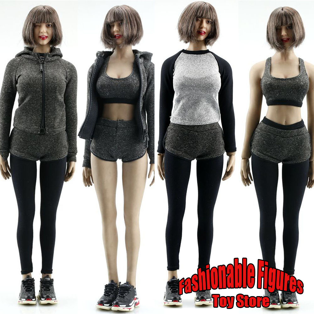 1/6 Scale Female Casual Clothe - Yoga Fitness First 评论和价格